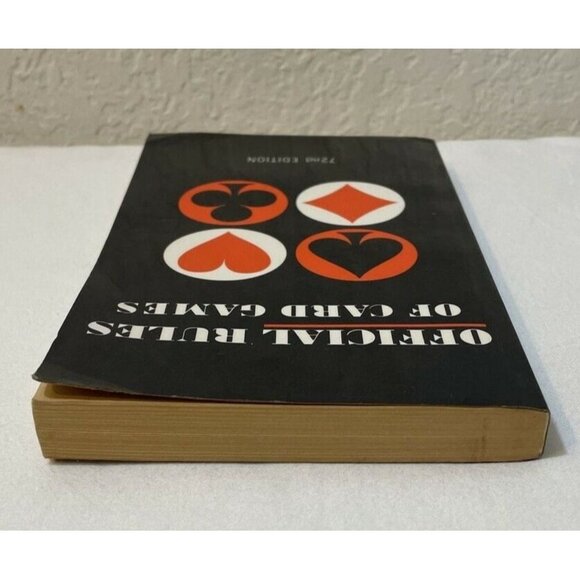 VINTAGE OFFICIAL RULES OF CARD GAMES 72ND EDITION BOOK - Picture 9 of 10
